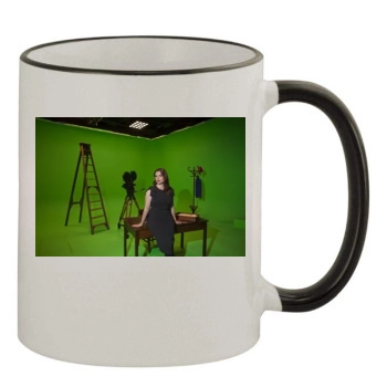 Hayley Atwell 11oz Colored Rim & Handle Mug