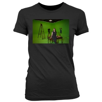 Hayley Atwell Women's Junior Cut Crewneck T-Shirt