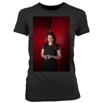 Hayley Atwell Women's Junior Cut Crewneck T-Shirt