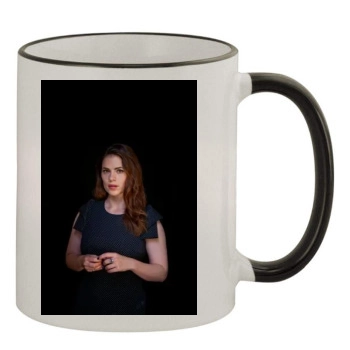 Hayley Atwell 11oz Colored Rim & Handle Mug