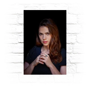 Hayley Atwell Metal Wall Art