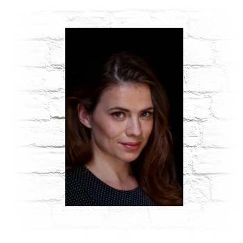 Hayley Atwell Metal Wall Art