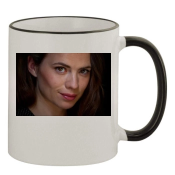 Hayley Atwell 11oz Colored Rim & Handle Mug