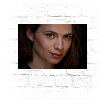 Hayley Atwell Metal Wall Art