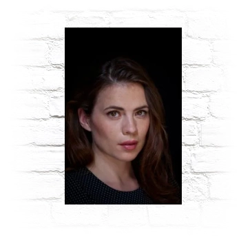 Hayley Atwell Metal Wall Art