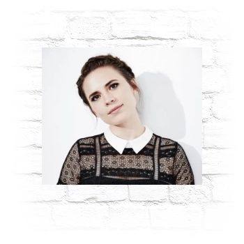 Hayley Atwell Metal Wall Art