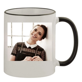 Hayley Atwell 11oz Colored Rim & Handle Mug