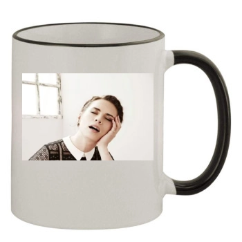 Hayley Atwell 11oz Colored Rim & Handle Mug