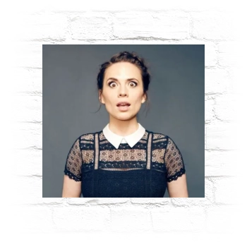 Hayley Atwell Metal Wall Art