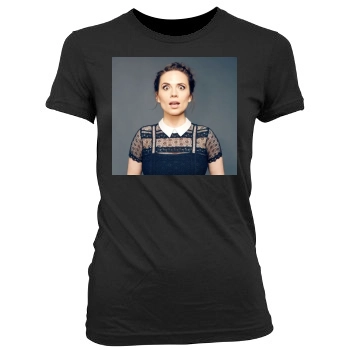 Hayley Atwell Women's Junior Cut Crewneck T-Shirt