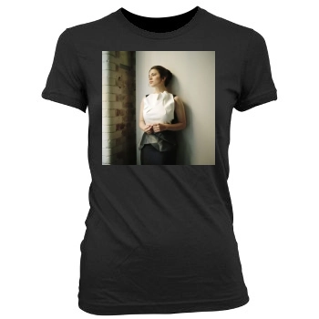 Hayley Atwell Women's Junior Cut Crewneck T-Shirt