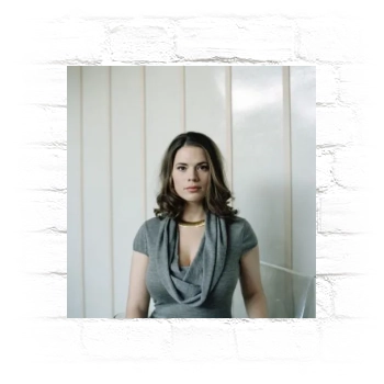 Hayley Atwell Metal Wall Art