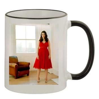 Hayley Atwell 11oz Colored Rim & Handle Mug