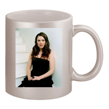 Hayley Atwell 11oz Metallic Silver Mug