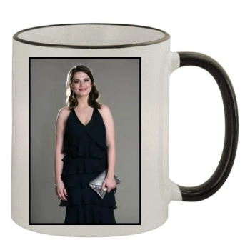 Hayley Atwell 11oz Colored Rim & Handle Mug