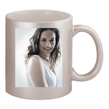 Hayley Atwell 11oz Metallic Silver Mug