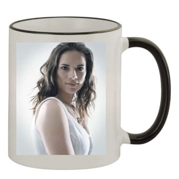 Hayley Atwell 11oz Colored Rim & Handle Mug