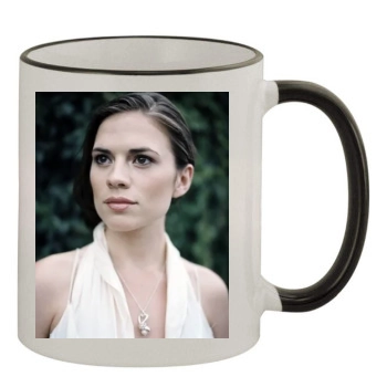 Hayley Atwell 11oz Colored Rim & Handle Mug