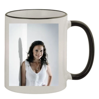 Hayley Atwell 11oz Colored Rim & Handle Mug