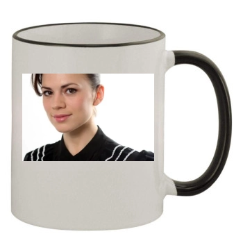 Hayley Atwell 11oz Colored Rim & Handle Mug