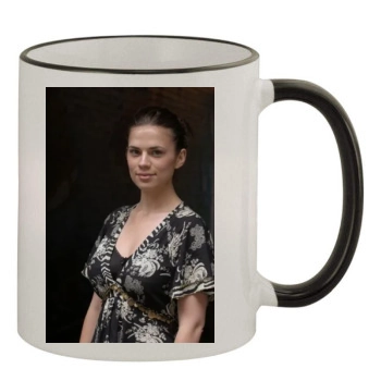 Hayley Atwell 11oz Colored Rim & Handle Mug