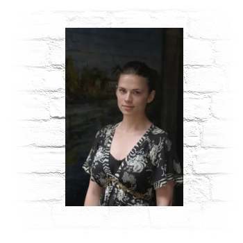 Hayley Atwell Metal Wall Art