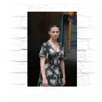 Hayley Atwell Metal Wall Art