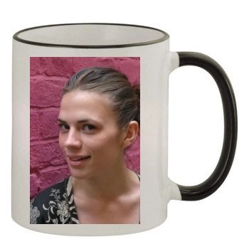 Hayley Atwell 11oz Colored Rim & Handle Mug