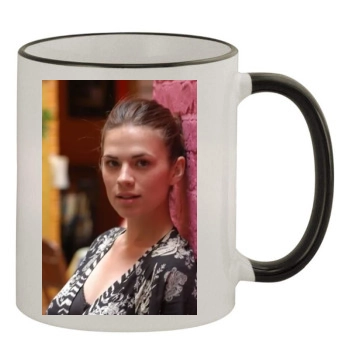 Hayley Atwell 11oz Colored Rim & Handle Mug