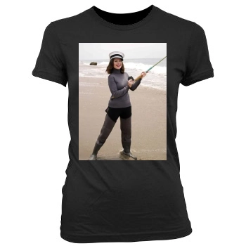 Hayley Atwell Women's Junior Cut Crewneck T-Shirt