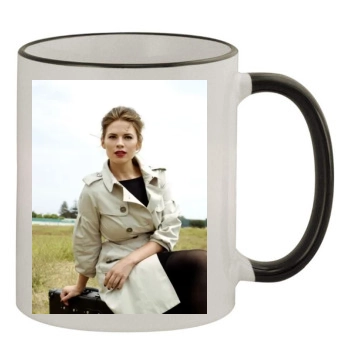 Hayley Atwell 11oz Colored Rim & Handle Mug