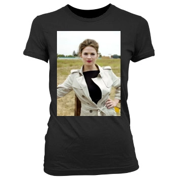 Hayley Atwell Women's Junior Cut Crewneck T-Shirt