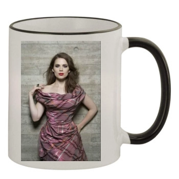 Hayley Atwell 11oz Colored Rim & Handle Mug