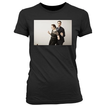 Hayley Atwell Women's Junior Cut Crewneck T-Shirt