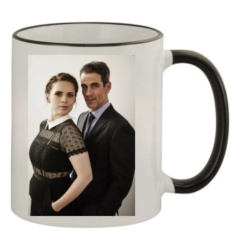 Hayley Atwell 11oz Colored Rim & Handle Mug