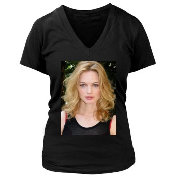 Heather Graham Women's Deep V-Neck TShirt