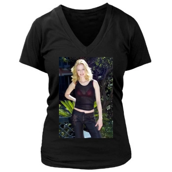 Heather Graham Women's Deep V-Neck TShirt