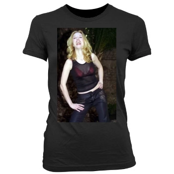 Heather Graham Women's Junior Cut Crewneck T-Shirt