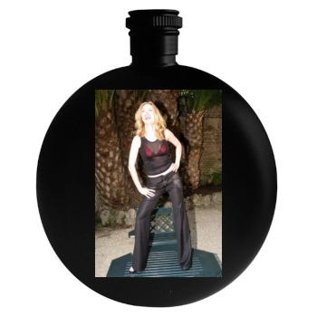 Heather Graham Round Flask