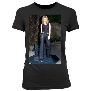 Heather Graham Women's Junior Cut Crewneck T-Shirt