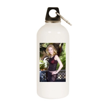 Heather Graham White Water Bottle With Carabiner