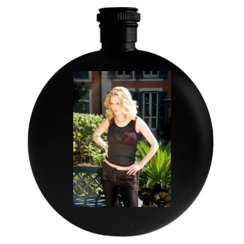 Heather Graham Round Flask