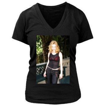 Heather Graham Women's Deep V-Neck TShirt