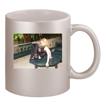 Heather Graham 11oz Metallic Silver Mug