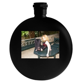 Heather Graham Round Flask