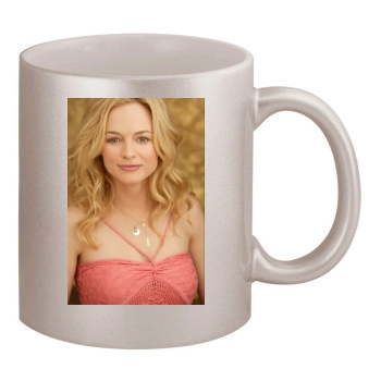 Heather Graham 11oz Metallic Silver Mug