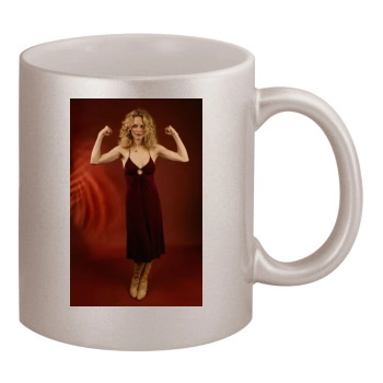 Heather Graham 11oz Metallic Silver Mug