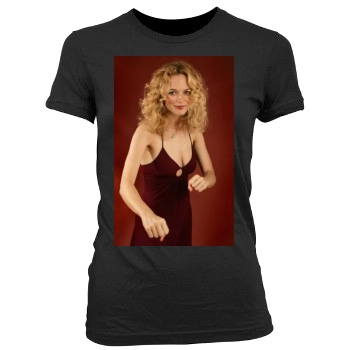 Heather Graham Women's Junior Cut Crewneck T-Shirt