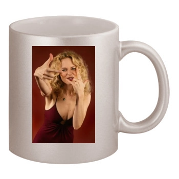 Heather Graham 11oz Metallic Silver Mug