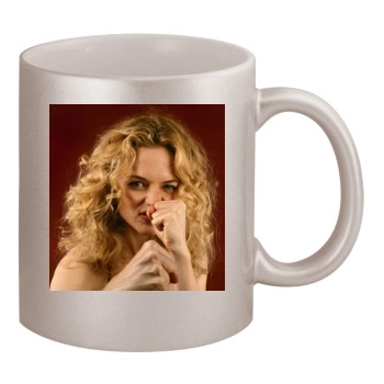 Heather Graham 11oz Metallic Silver Mug